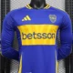 24-25 Camiseta de fútbol local de manga larga para jugador de Boca Juniors