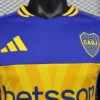 24-25 Camiseta de fútbol local de manga larga para jugador de Boca Juniors