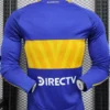 24-25 Camiseta de fútbol local de manga larga para jugador de Boca Juniors