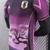 Camisetas de entrenamiento de edición especial para jugadores de Japón, color morado y rosa, 23-24