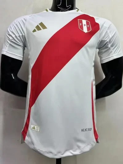 Camiseta de fútbol de la selección de Perú 24-25 en versión local