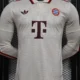 The Bayern Munich Third Long Sleeve Player Version Jersey for the 2024-2025 season typically features the club's distinctive colors and design elements, tailored for player comfort and performance. The jersey is made from high-quality moisture-wicking fabric, ensuring breathability and a comfortable fit during play. ### Key Features: - **Design**: The jersey usually incorporates the club’s traditional color scheme, along with unique graphics and patterns specific to the third kit. - **Fit**: Player version jerseys are designed with a tighter fit, mirroring the style worn by the professionals on the field. - **Materials**: High-performance fabrics that provide durability, stretch, and moisture management. - **Badges and Logos**: Includes the official Bayern Munich crest, the Adidas logo, and any sponsor logos, all appropriately embroidered or printed. - **Sleeves**: Long sleeves provide additional coverage and warmth, making it suitable for various weather conditions. - **Customization**: Many retailers offer options for customization, where fans can add a player’s name and number. If you're looking to purchase or learn more, make sure to check official Bayern Munich stores or authorized retailers for authenticity and the latest designs.